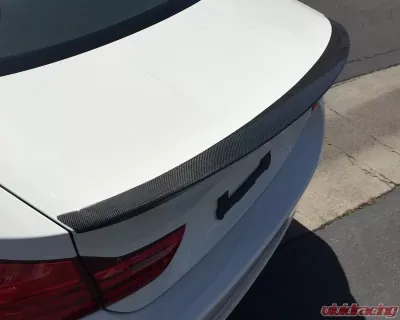 Status Gruppe 2x2 Carbon Fiber Trunk Lid Spoiler BMW F82 M4 2015-2019 - SGTBMWF82M4CFLS2x2