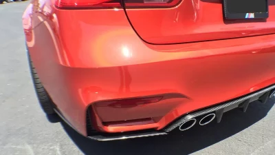 Status Gruppe 1x1 Carbon Fiber Rear Bumper Extensions BMW F82 | F83 M4 2015-2020                                     - SGTBMWF8XRBE1x1 - Image 5