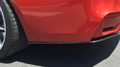 Status Gruppe 1x1 Carbon Fiber Rear Bumper Extensions BMW F82 | F83 M4 2015-2020                                     - SGTBMWF8XRBE1x1 - Image 7