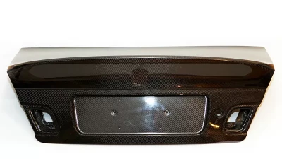 Status Gruppe SCZA CSL Style Trunk Lid Single Sided 2x2 Carbon Fiber BMW E46 M3 01-06                                     - SGTE46CCSLSS2x2 - Image 4