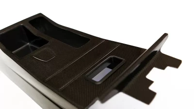 Status Gruppe SCZA CSL Carbon Fiber Center Console 1x1 RHD Version BMW E46 M3 2000-2006                                     - SGTE46CSLCC1x1R - Image 3