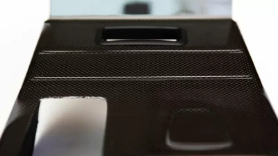 Status Gruppe SCZA CSL Carbon Fiber Center Console 1x1 RHD Version BMW E46 M3 2000-2006                                     - SGTE46CSLCC1x1R - Image 6