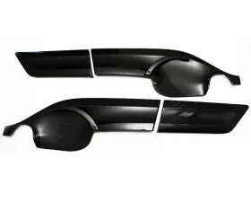 Status Gruppe 2x2 Carbon Fiber CSL Door Panel Inserts Custom Color Handles with Rear Speaker BMW 2000-2006