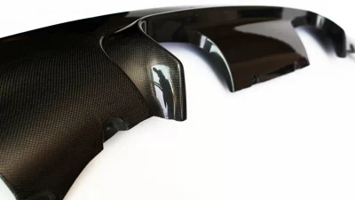Status Gruppe CSL Style Rear Diffuser 1x1 Carbon Fiber BMW E46 M3 2001-2006                                     - SGTE46M3CSLD1x1 - Image 7