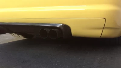 Status Gruppe CSL Style Rear Diffuser 2x2 Carbon Fiber BMW E46 M3 2001-2006                                     - SGTE46M3CSLD2x2 - Image 7