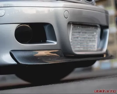 Status Gruppe CSL Style 2x2 Carbon Fiber Front Lip Spoiler BMW E46 M3 2001-2006 - SGTE46M3CSLFL2x2