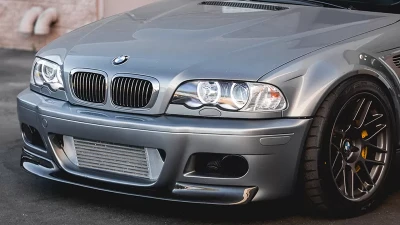 Status Gruppe CSL Style 2x2 Carbon Fiber Front Lip Spoiler BMW E46 M3 2001-2006                                     - SGTE46M3CSLFL2x2 - Image 7