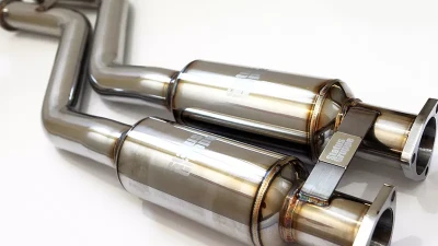 Status Gruppe Exhaust Section 1 Resonated Version BMW E46 M3 2001-2006                                     - SGTE46M3S1R - Image 3