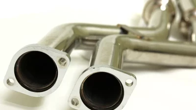 Status Gruppe Exhaust Section 1 Resonated Version BMW E46 M3 2001-2006                                     - SGTE46M3S1R - Image 3