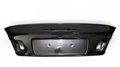 Status Gruppe CSL Style Trunk Lid Single Sided 2x2 Carbon Fiber With Light Kit BMW E46 M3 2000-2006                                     - SGTE46VCSLTCF2x2L - Image 4