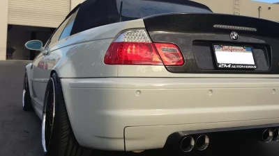 Status Gruppe CSL Style Trunk Lid Single Sided 2x2 Carbon Fiber With Light Kit BMW E46 M3 2000-2006                                     - SGTE46VCSLTCF2x2L - Image 7