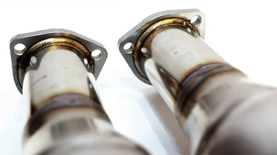Status Gruppe Exhaust Section 1 With High Flow Catalytic Converters 200 Cell BMW Z4M 2006-2008                                     - SGTE85/6Z4MS12 - Image 3