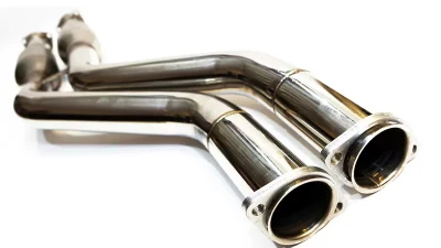 Status Gruppe Exhaust Section 1 With High Flow Catalytic Converters 200 Cell BMW Z4M 2006-2008                                     - SGTE85/6Z4MS12 - Image 6