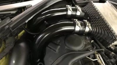 Status Gruppe Intake Charge Pipe - Satin Black Finish BMW F8X M3|M4 S55 2015-2019                                     - SGBWMF8XICPSB - Image 8