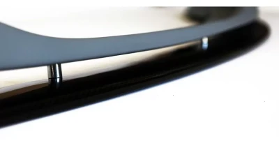 Status Gruppe "HRTG" Front Lip Spoiler - Un-Cut Version w/  Splitter 2x2 CF BMW E46 M3 2001-2006                                     - SGE46M3HRTGFLFRP2x2U - Image 4