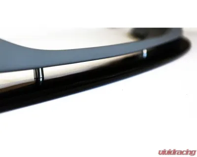 Status Gruppe "HRTG" Front Lip Spoiler - Un-Cut Version w/  Splitter 2x2 CF BMW E46 M3 2001-2006 - SGE46M3HRTGFLFRP2x2U