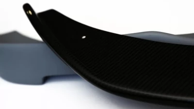 Status Gruppe "HRTG" Front Lip Spoiler - Un-Cut Version w/  Splitter 2x2 CF BMW E46 M3 2001-2006                                     - SGE46M3HRTGFLFRP2x2U - Image 6