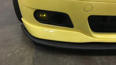 Status Gruppe "HRTG" Front Lip Spoiler - Un-Cut Version w/  Splitter 2x2 CF BMW E46 M3 2001-2006                                     - SGE46M3HRTGFLFRP2x2U - Image 7