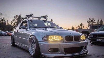 Status Gruppe "HRTG" Front Lip Spoiler - Un-Cut Version w/  Splitter 2x2 CF BMW E46 M3 2001-2006                                     - SGE46M3HRTGFLFRP2x2U - Image 8