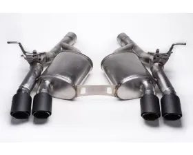 Status Gruppe Exhaust System Mid|Rear Section w/ Valves CF Tips (90mm) BMW F8X M3|M4 2015-2018