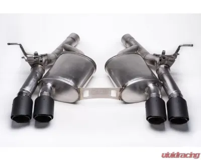 Status Gruppe Exhaust System Mid|Rear Section w/ Valves CF Tips (90mm) BMW F8X M3|M4 2015-2018 - SGF8XESMRWCF