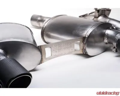 Status Gruppe Exhaust System Mid|Rear Section w/ Valves CF Tips (90mm) BMW F8X M3|M4 2015-2018 - SGF8XESMRWCF