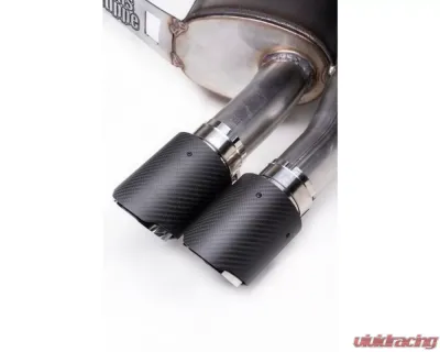 Status Gruppe Exhaust System Mid|Rear Section w/ Valves CF Tips (90mm) BMW F8X M3|M4 2015-2018 - SGF8XESMRWCF