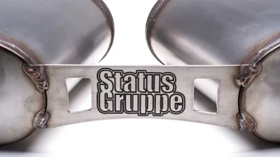 Status Gruppe Exhaust System Mid|Rear Section w/ Valves CF Tips (90mm) BMW F8X M3|M4 2015-2018                                     - SGF8XESMRWCF - Image 6