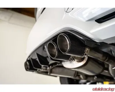 Status Gruppe Exhaust System Mid|Rear Section w/ Valves CF Tips (90mm) BMW F8X M3|M4 2015-2018 - SGF8XESMRWCF