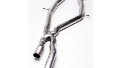 Status Gruppe Exhaust System Mid|Rear Section w/ Valves CF Tips (90mm) BMW F8X M3|M4 2015-2018                                     - SGF8XESMRWCF - Image 3