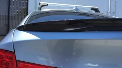 Status Gruppe 2x2 CF High Kick Rear Trunk Lid Spoiler BMW E90|E90 M3 2006-2011                                     - SGTBMWE90CFLS2x2H - Image 9