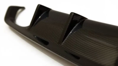 Status Gruppe 1x1 Carbon Fiber Rear Diffuser Finned Style BMW M3 F80 15-19                                     - SGTBMWF80/82/83DF1x1 - Image 6
