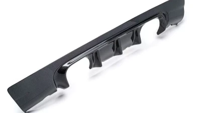 Status Gruppe CSL Style Finned Rear Diffuser 2x2 CF BMW E46 M3 2001-2006                                     - SGTE46M3CSLFD2x2 - Image 3
