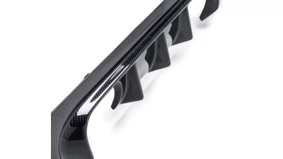 Status Gruppe CSL Style Finned Rear Diffuser 2x2 CF BMW E46 M3 2001-2006                                     - SGTE46M3CSLFD2x2 - Image 4