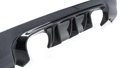 Status Gruppe CSL Style Finned Rear Diffuser 2x2 CF BMW E46 M3 2001-2006                                     - SGTE46M3CSLFD2x2 - Image 5