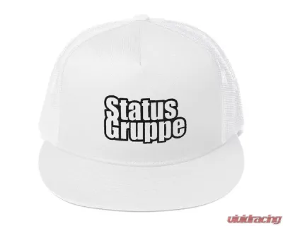 Status Gruppe Trucker Hat White|Black - SGTTHWB