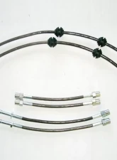 Evolution Racewerks Gray Stainless Steel Braided Brake Lines Kit for BMW 335i 2008-2016                                     - BM-BRK001GY2 - Image 2