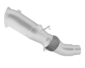 Evolution Racewerks Sports Series 4-Inch 200 Cell High Flow Catted Downpipe Brushed Finish BMW 328i N20 12-16