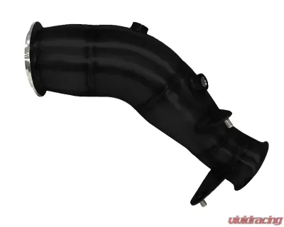 Evolution Racewerks Sports Series 4-Inch 200 Cell High Flow Catted Downpipe Thermal Coated Black Finish BMW 335i N55 12-13 - BM-EXH007TBCAT