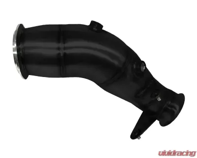 Evolution Racewerks Sports Series 4-Inch 200 Cell High Flow Catted Downpipe Thermal Coated Black Finish BMW 335i N55 12-13 - BM-EXH007TBCAT