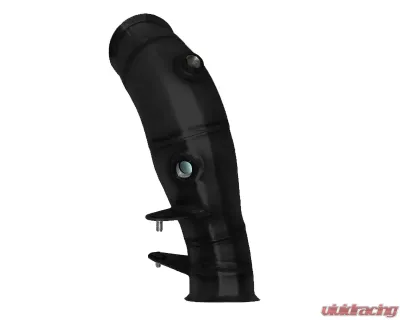 Evolution Racewerks Sports Series 4-Inch 200 Cell High Flow Catted Downpipe Thermal Coated Black Finish BMW 335i N55 12-13 - BM-EXH007TBCAT