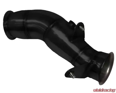 Evolution Racewerks Sports Series 4-Inch 200 Cell High Flow Catted Downpipe Thermal Coated Black Finish BMW 335i N55 12-13 - BM-EXH007TBCAT