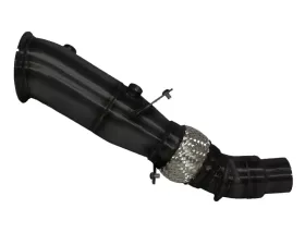 Evolution Racewerks Sports Series 4-Inch 200 Cell High Flow Catted Downpipe Thermal Coated Black Finish BMW 528i N20 11-16