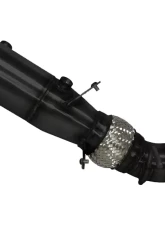 Evolution Racewerks Sports Series 4-Inch 200 Cell High Flow Catted Downpipe Thermal Coated Black Finish BMW X3 28i N20 11-16                                     - BM-EXH008TBCAT - Image 4