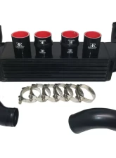 Evolution Racewerks Sports Type III Hard Black Anodized Basic Front Mount Intercooler Kit BMW 535i E60 N54 08-10                                     - BM-FMIC004B1 - Image 3