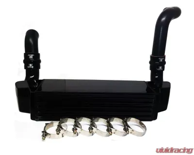 Evolution Racewerks Sports Type III Hard Black Anodized Basic Front Mount Intercooler Kit BMW 535i E60 N54 08-10 - BM-FMIC004B1
