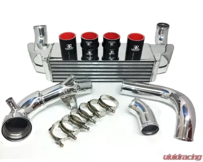 Evolution Racewerks Sports Brushed Finish Standard Front Mount Intercooler Kit BMW 535i E60 N54 08-10 - BM-FMIC004S2