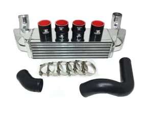 Evolution Racewerks Sports Polished Finish with Black Anodized Piping Basic Front Mount Intercooler Kit BMW 535i E60 N54 08-10