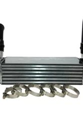 Evolution Racewerks Sports Polished Finish with Black Anodized Piping Basic Front Mount Intercooler Kit BMW 535i E60 N54 08-10                                     - BM-FMIC004PB1 - Image 3