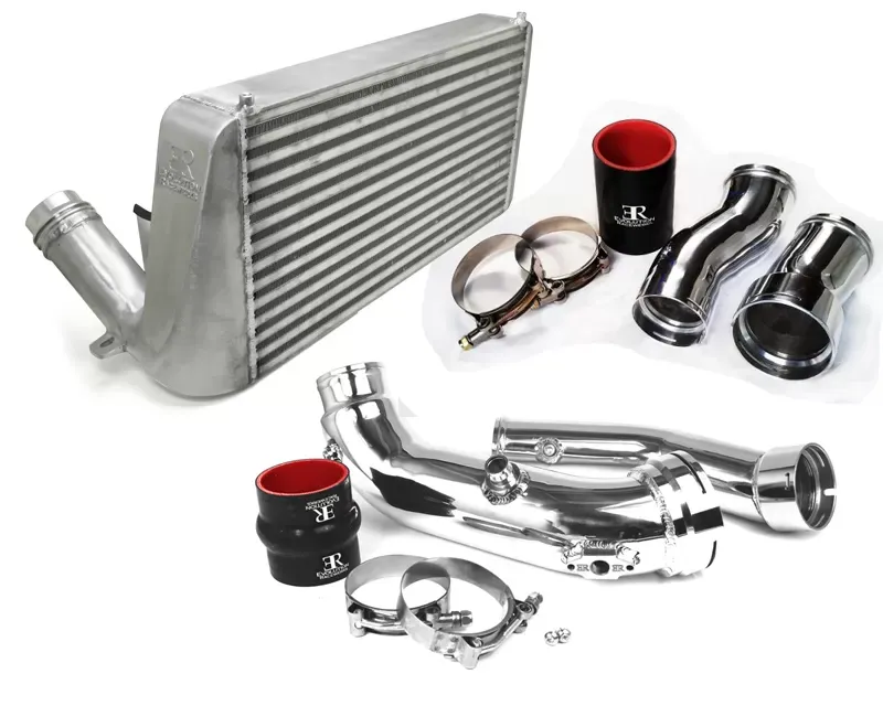 Evolution Racewerks Competition Brushed Finish Full Front Mount Intercooler Kit BMW 335i N55 12-16 - BM-FMIC007S